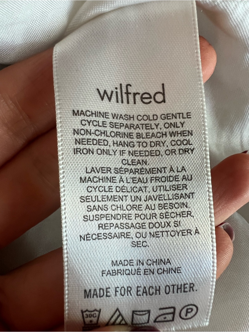ARITZIA Wilfred Classic Mini Skirt Women’s Size 2 office minimalist twill - Picture 7 of 11